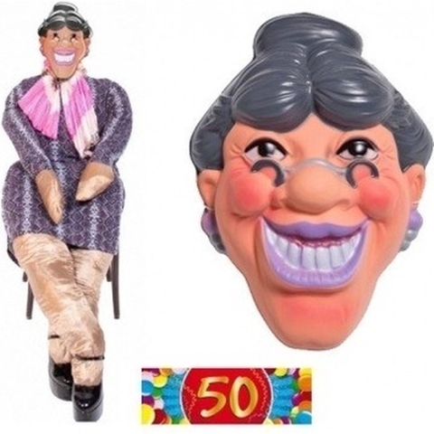 Sarah pop met masker en gratis sticker -