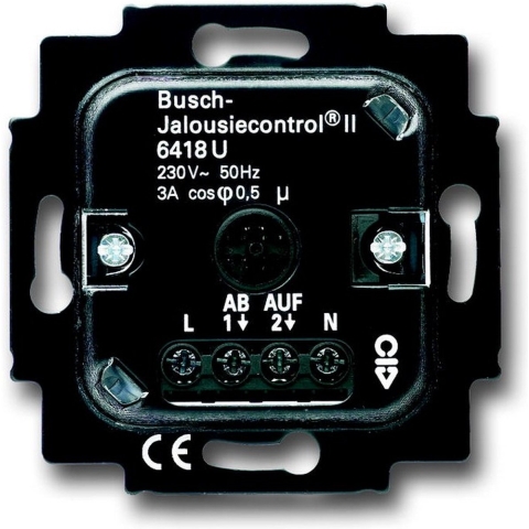Busch-Jaeger 2CKA006410A0375 Jaloezie-schakelaar/-knop Inzetstuk Meerdere kleuren 1 stuk(s)