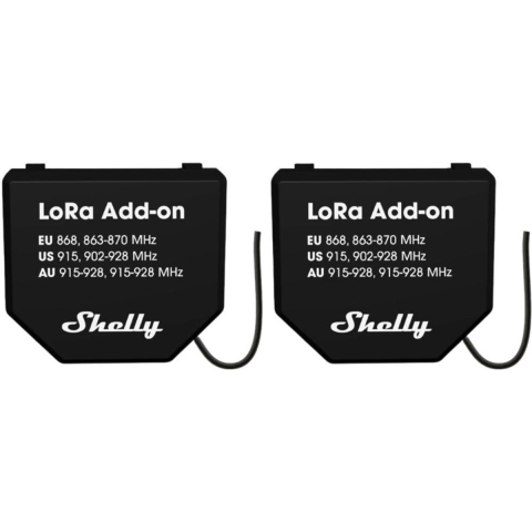 Shelly LoRa Add-on 2x Draadloze schakelaar
