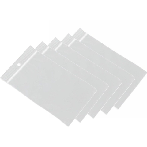 Gripzakjes/verpakkingszakjes - 500x stuks - transparant - 20 x 20 cm - gripsluiting zakjes -