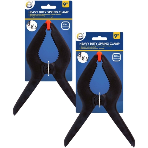 DID Zeilklem groot - heavy duty - 10x - 23 cm - lijmklemmen - marktklem -