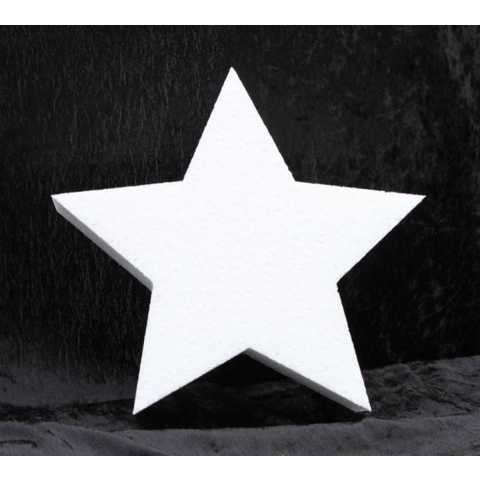3x Piepschuim vormen ster 20 cm hobby/knutselmateriaal -