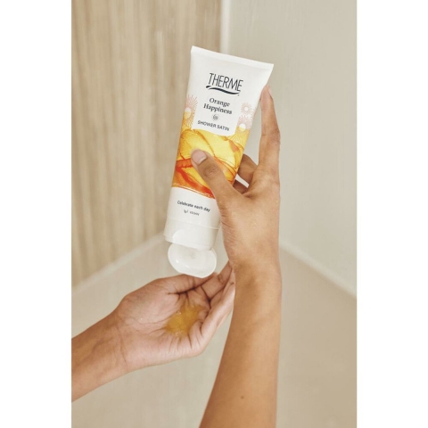 3x Therme Shower Gel Orange Happiness 200 ml