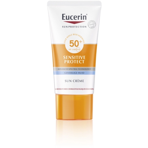 12x Eucerin Sun Sensitive Zonnebrandcrème SPF 50+ 50 ml