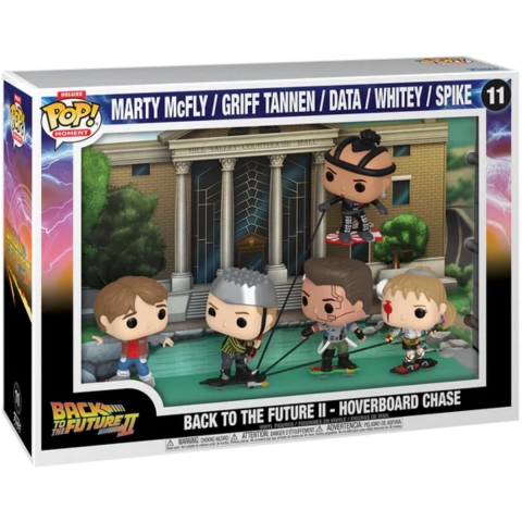 Back To The Future 2 Funko Pop! Moment Vinyl: Marty McFly / Griff Tannen / Data / Whitey / Spike - Hoverboard Chase