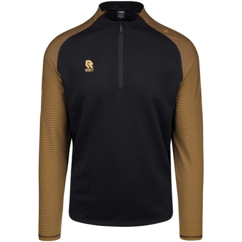 Robey RS3004 Performance Half-Zip Top - Black/Gold - XXL