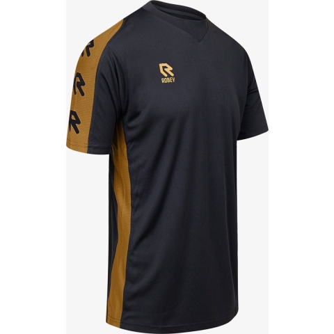 Robey RS1021 Performance Shirt - Black/Gold - XXL