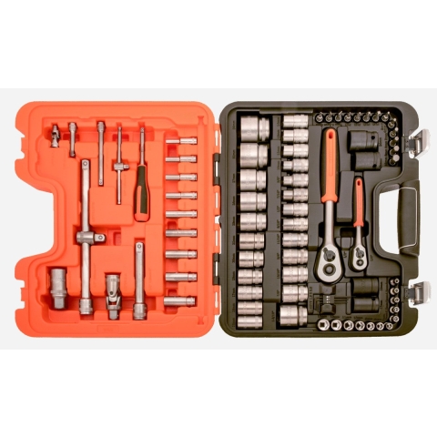 Bahco Doppenset 1/4inch & 1/2inch , 77 delig | S800