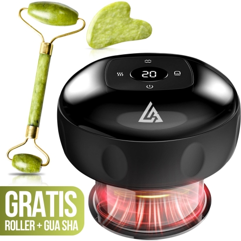LivingBoost® - Elektrische Cellulite Massage Apparaat - Inclusief Gua Sha - 12 Standen en Temperatur