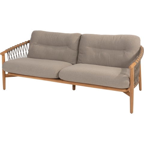 Nora 3-zits lounge bank teak - 4so
