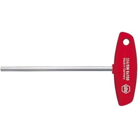 Wiha 334 Werkplaats Inbusschroevendraaier Sleutelbreedte (metrisch): 12 mm Koplengte: 200 mm Afmeting, lengte: 238 mm