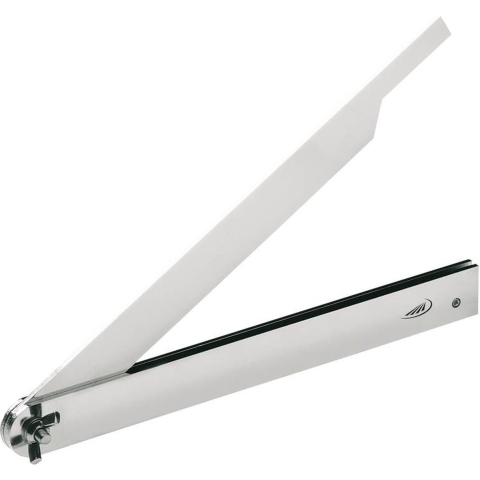 HELIOS PREISSER Metallschmiege 400x20x8mm 3-tlg. mit Flügelmutter 0396435 Zwaaihaak 400 mm