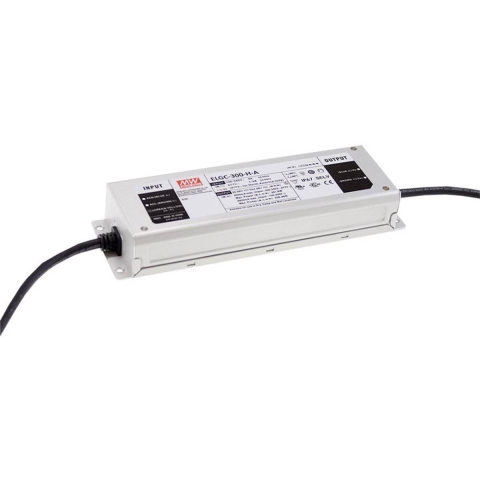 MW Mean Well ELGC-300-L-AB LED-driver Constant vermogen 301.6 W 1.3 - 2 A 116 - 232 V/DC Dimbaar, 3-in-1 dimmer, Instelbaar, PFC-schakeling, Outdoor,