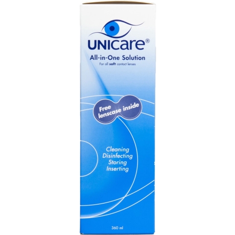 Unicare Alles-In-Een Vloeistof Zachte Contactlenzen 360 ml