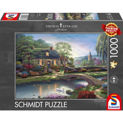 Kinkade Stoney Creek Cottage - 1000 stukjes - Puzzel