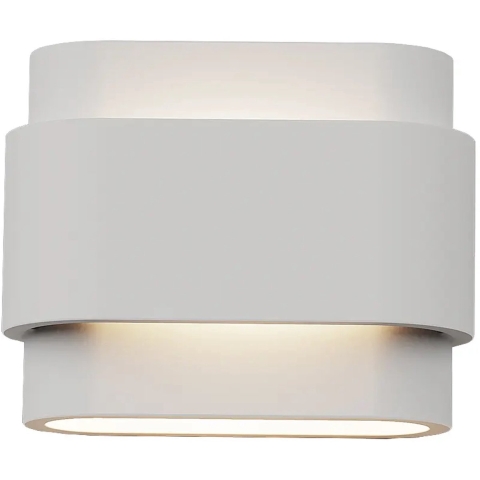 Artdelight Metz - Wandlamp - 9 X 20 X 16 Cm - Wit