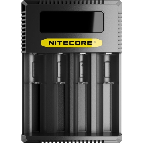 NiteCore CI4 Batterijlader Li-ion, NiCd, NiMH 10440, 14500, 14650, 16500, 16340, 16650, 17350, 17500, 17650, 17670, 18350, 18490, 18500, 18650, 18700, 21700,