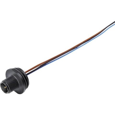 binder 76 4631 0011 00008-0200 Miniatuur-rondconnector Flensstekker Totaal aantal polen: 8 1 stuk(s)