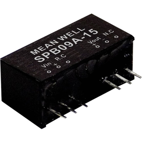 MW Mean Well SPB09A-05 DC/DC-convertermodule 1.6 A 9 W Aantal uitgangen: 1 x Inhoud 1 stuk(s)