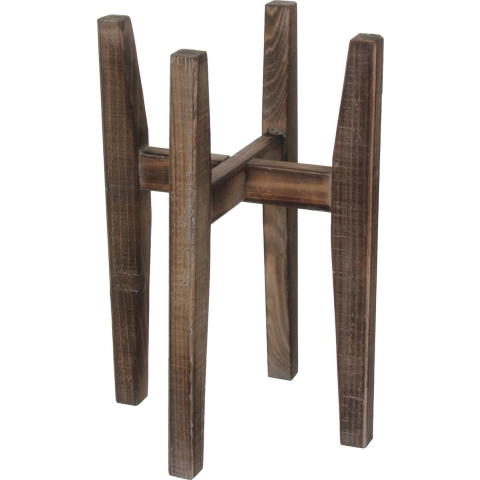 Plantenstandaard - H48 x B28 cm - hout - plantenverhoger - bloempot verhoger -