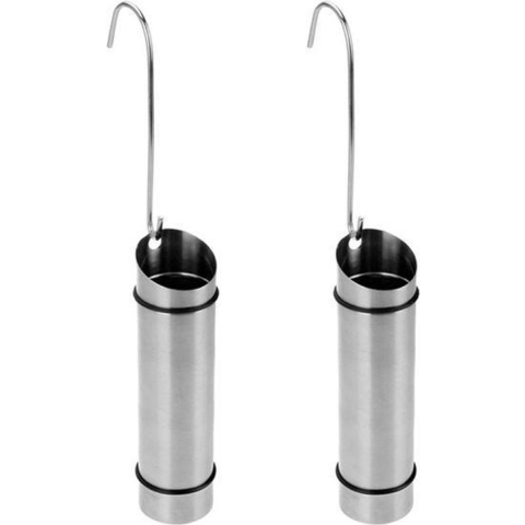 6x Zilveren verwarming waterverdampers 21 cm -