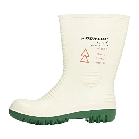 Dunlop A571411 High Voltage beveiligd SB Wit/Groen - Maat 42 - 00.036.001.42