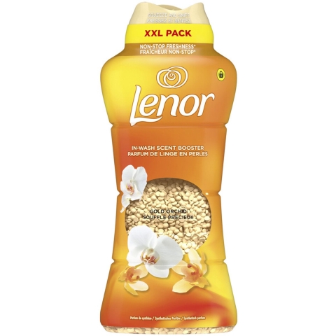 4x Lenor In-Wash Geurbooster XXL Amber&Orchidee 735 gr