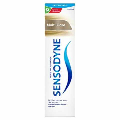 3x Sensodyne Tandpasta MultiCare 75 ml