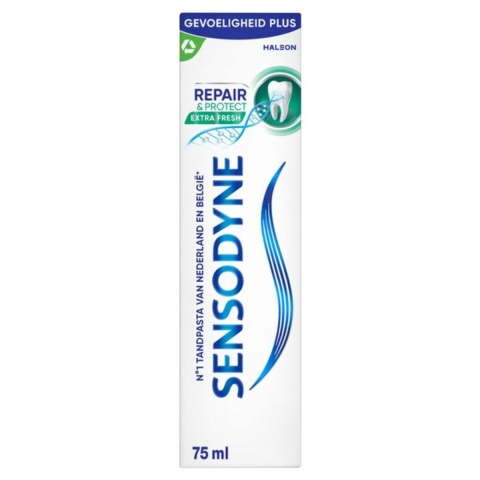 3x Sensodyne Tandpasta Repair&Protect Extra Fresh 75 ml