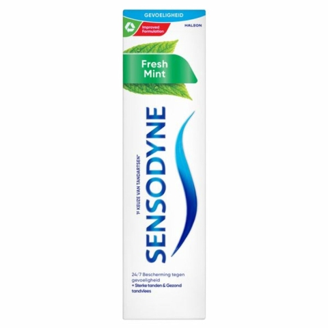 6x Sensodyne Tandpasta Fresh Mint 75 ml