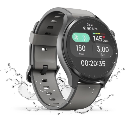 Hama 9000 - Smartwatch met Telefoonfunctie GPS Muziekopslag - Grafiet
