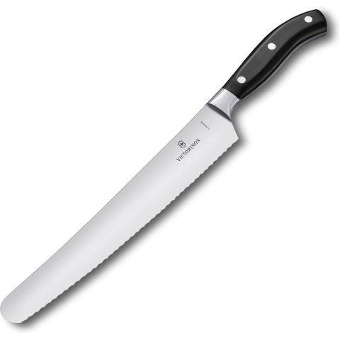 Victorinox 7.7433.26G Victorinox Grand Maître, brood- en gebaktmes, POM, zwart Zwart
