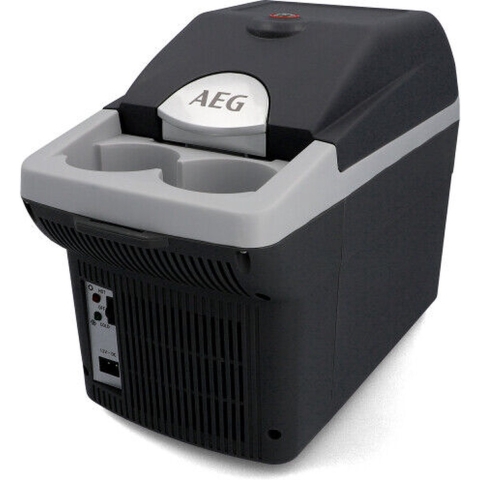 AEG Bordbar BK6 Koelbox en verwarmingsbox Thermo-elektrisch 12 V/DC Grijs 6 l Max. 20 °C onder omgevingstemperatuur