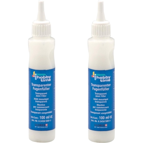 Voeglijm - 2x stuks - tube - voor mozaiek steentjes/tegels - Mozieklijm - voegenlijm - lijm -