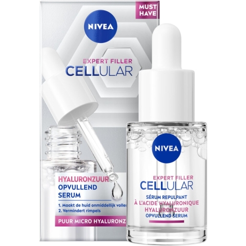6x NIVEA Cellular Filler Hyaluron Vullend Serum 15 ml
