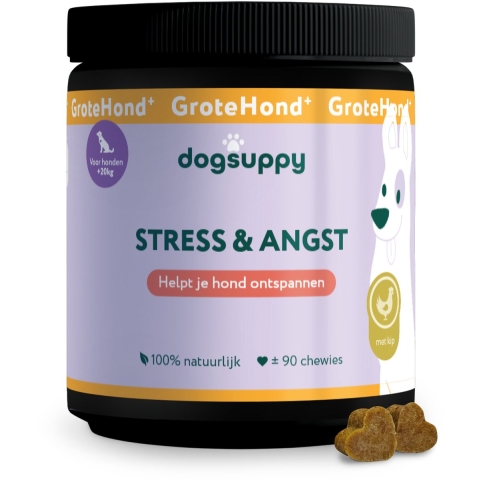 DogSuppy Grote Hond Anti Stress Kip 90 stuks