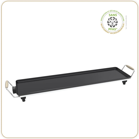 Plancha - LITTLE BALANCE - 8742 - Hout 90 - Houten handgrepen - 2000 W - 90 cm