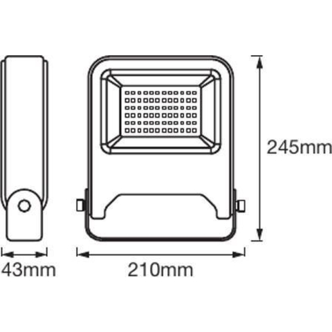 LEDVANCE ENDURA® FLOOD Warm White L 4058075239340 LED-buitenschijnwerper 50 W