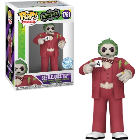 Beetlejuice Funko Pop Vinyl: Beetlejuice (Shrunken Head)