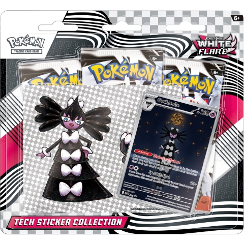 Pokemon TCG Scarlet & Violet White Flare Tech Sticker Blister - Gothitelle