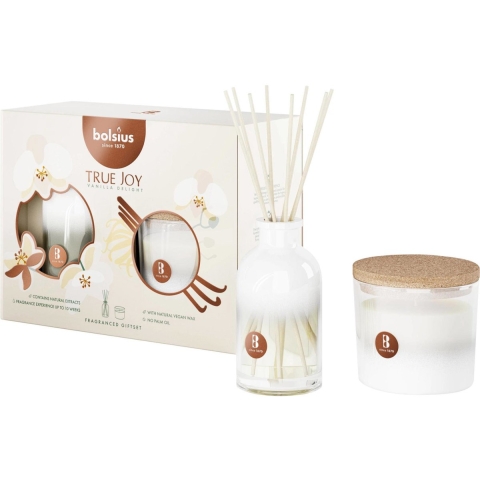 Bolsius True Joy Vanilla Delight Fragranced Giftset