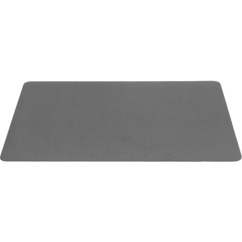 Leonardo - Placemat Leer 33x46cm - Donker Grijs
