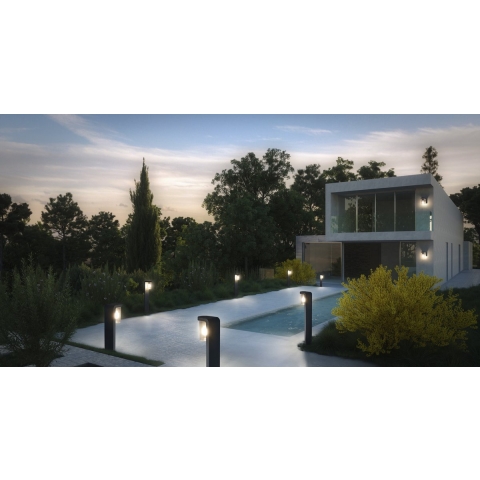 OSRAM HOMELIGHTING ENDURA Classic Cascade Wall E27 Clear 4099854461200 LED-buitenlamp (wand)