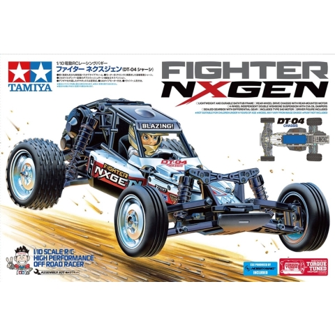 Tamiya Fighter Nxgen Brushed 1:10 RC auto Elektro Buggy Achterwielaandrijving Bouwpakket