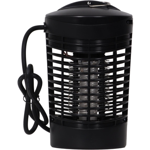 Luance elektrische insectenlamp - zwart - D9 x H20 cm - met snoer - neonlamp -