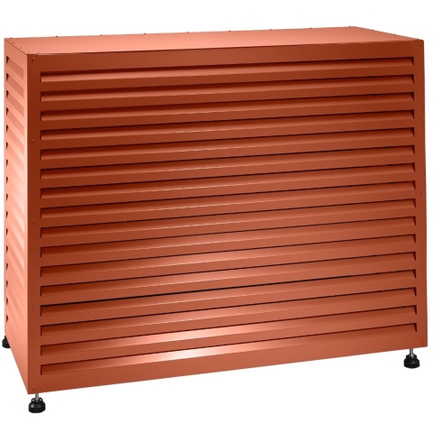 Evolar Airco Omkasting met Opstelvoetjes Steenrood XL