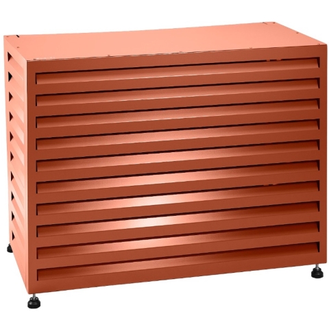Evolar Airco Omkasting met Opstelvoetjes Steenrood Medium