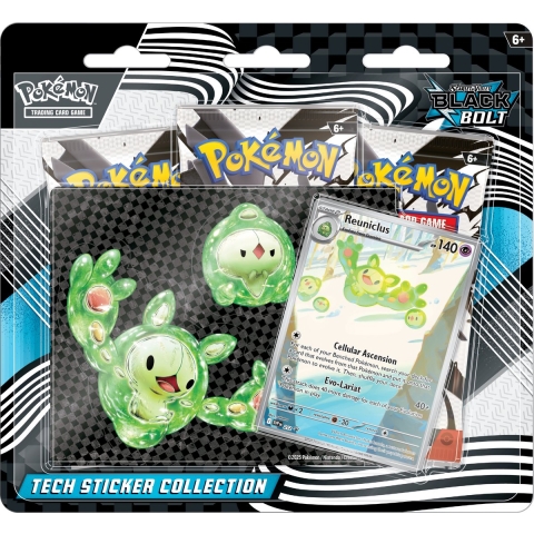 Pokemon TCG Scarlet & Violet Black Bolt Tech Sticker Blister - Reuniclus