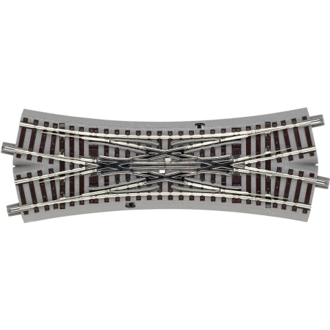 H0 Roco GeoLine (met ballastbed) 61164 Engels wissel 200 mm 1 stuk(s)