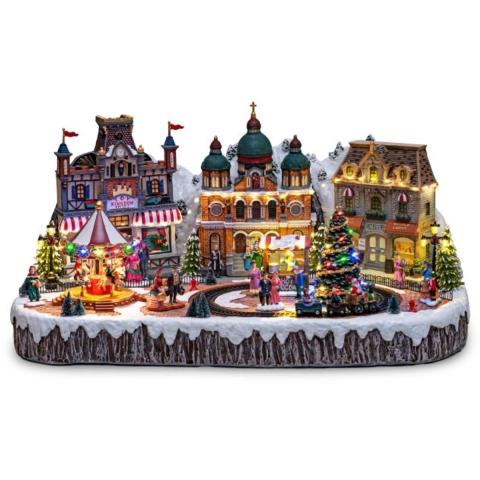 Kerstplaza Met Trein - Oosterik home